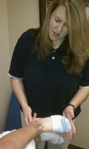 Kristi doing her magic!